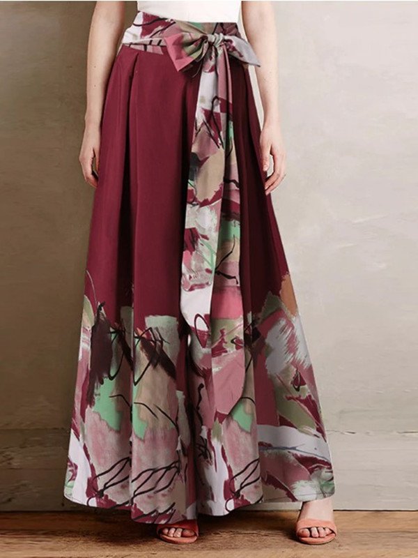 Casual Floral Long Pant