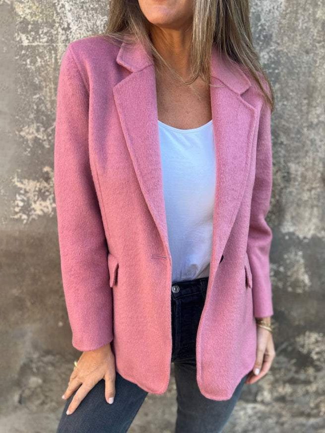 Women's Plain Regular Loose Blazer