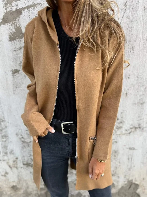 Women's Plain Regular Loose Jacket