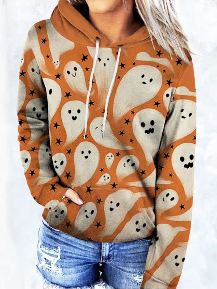 Casual Hoodie Halloween Sweatshirt