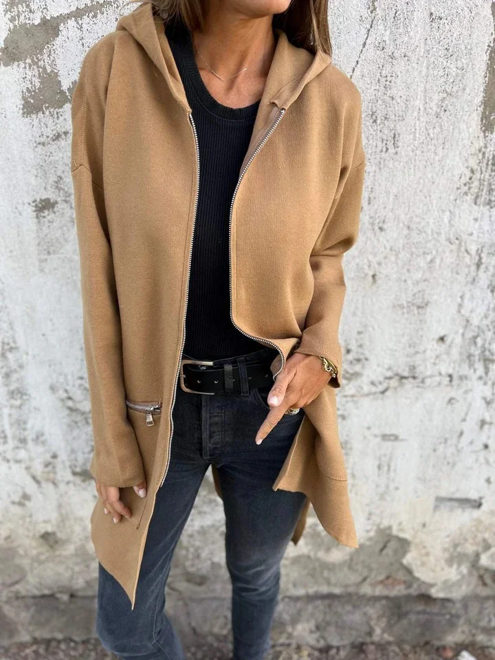 Women's Plain Regular Loose Jacket