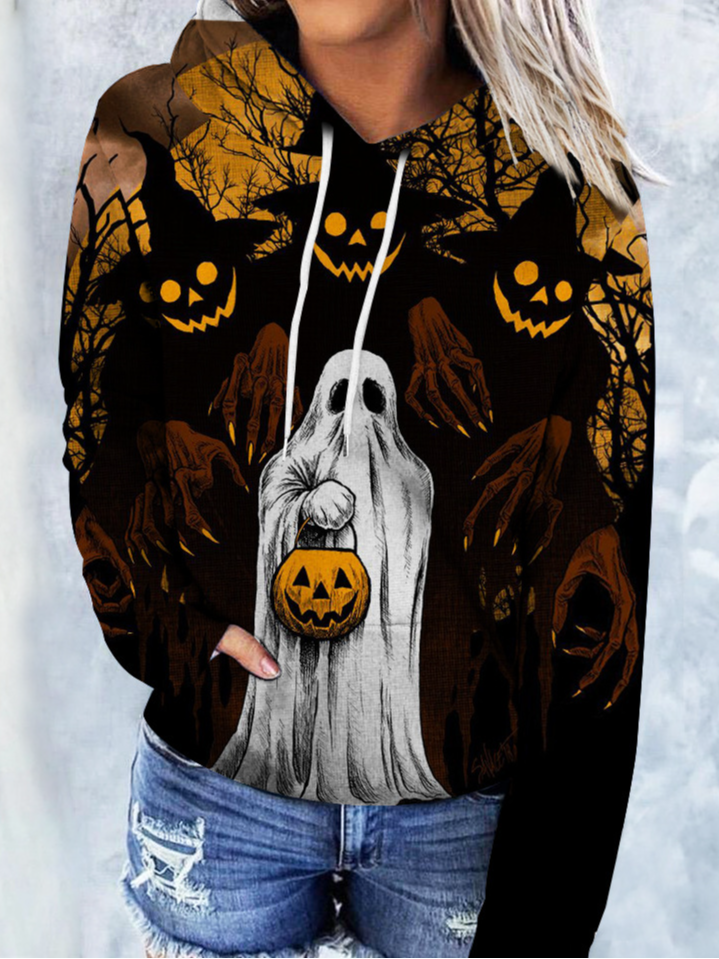 Casual Hoodie Halloween Sweatshirt