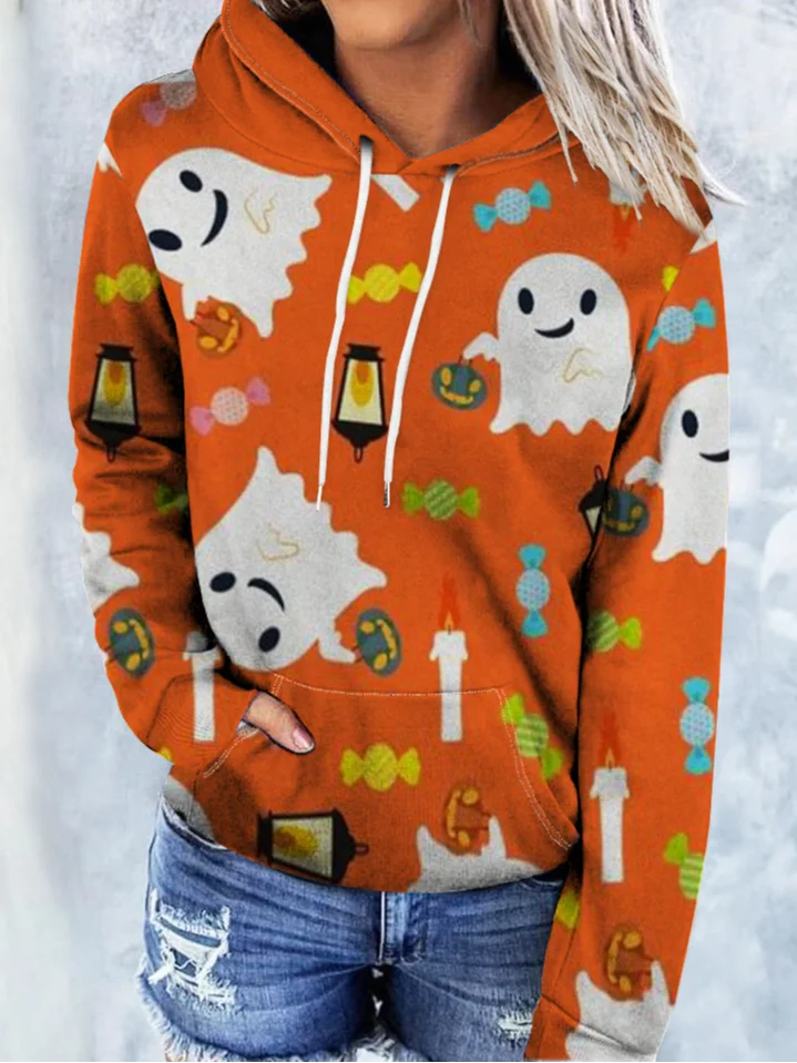 Casual Hoodie Halloween Sweatshirt