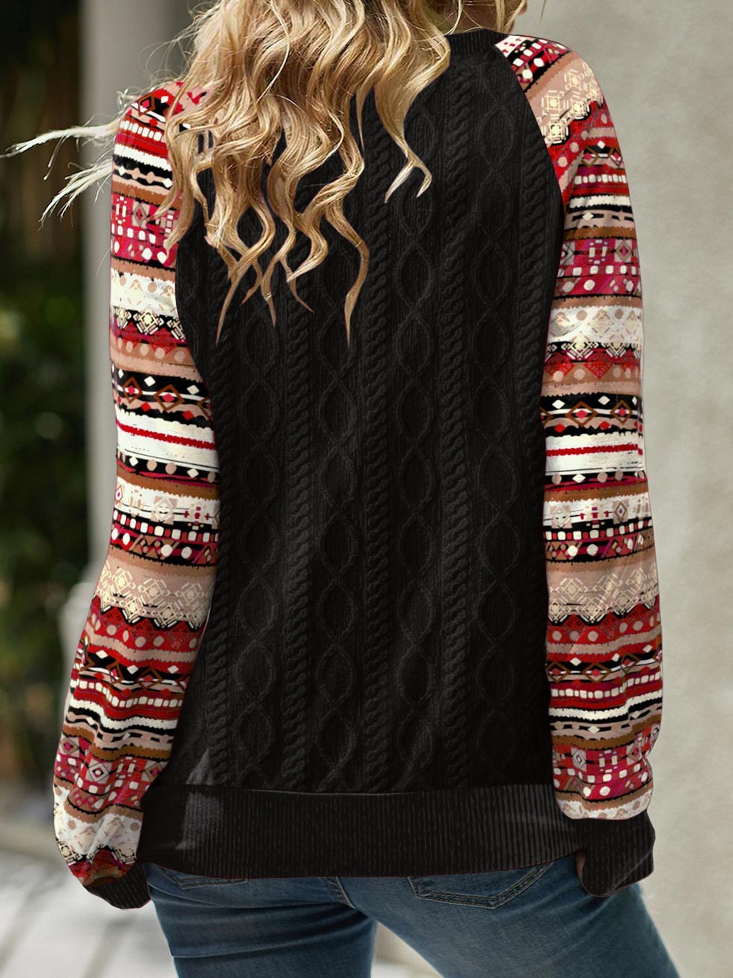 Casual Ethnic Sweatshirt