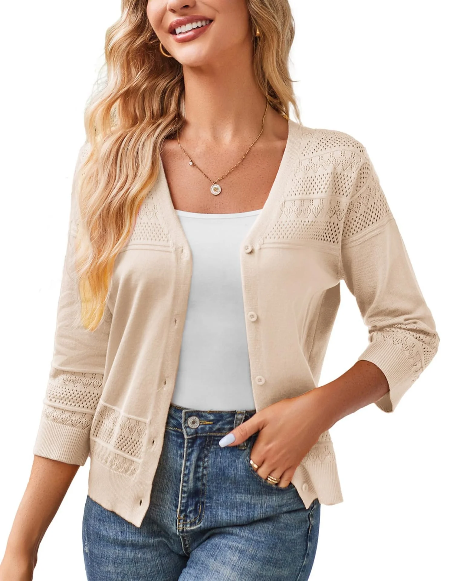 Women Plain Long Sleeve Comfy Casual Cardigan