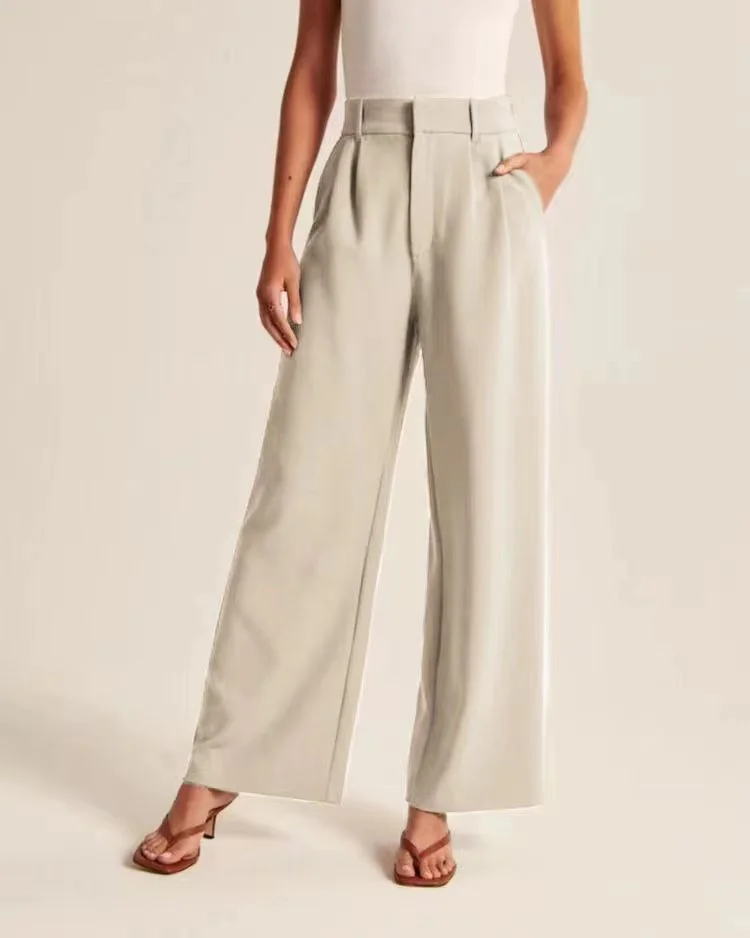 Women Plain Long Pants Casual Spring/Fall Trousers