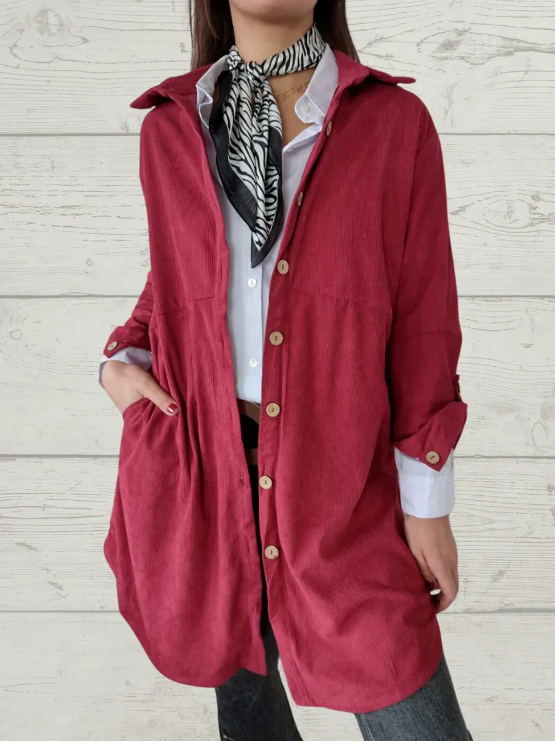 Women's Plain Zipper Regular Loose Jacket