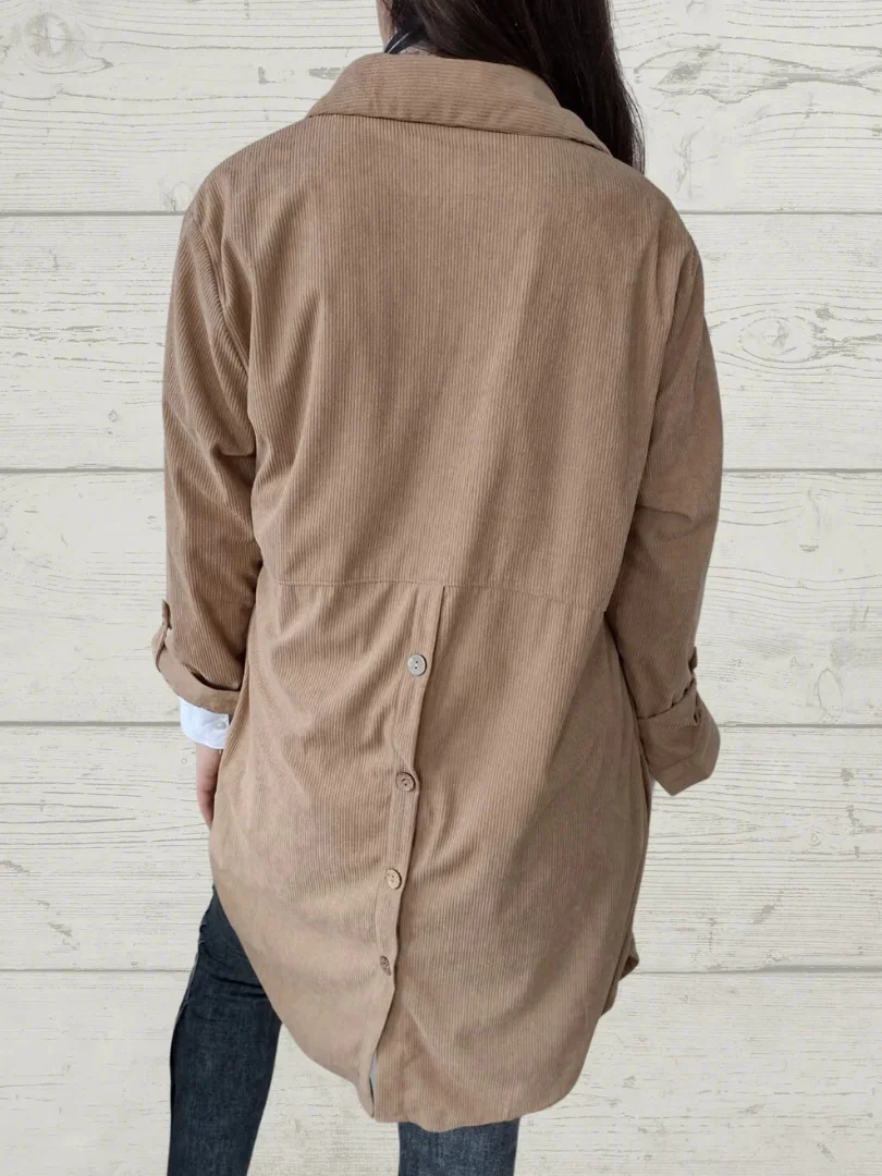 Women's Plain Zipper Regular Loose Jacket