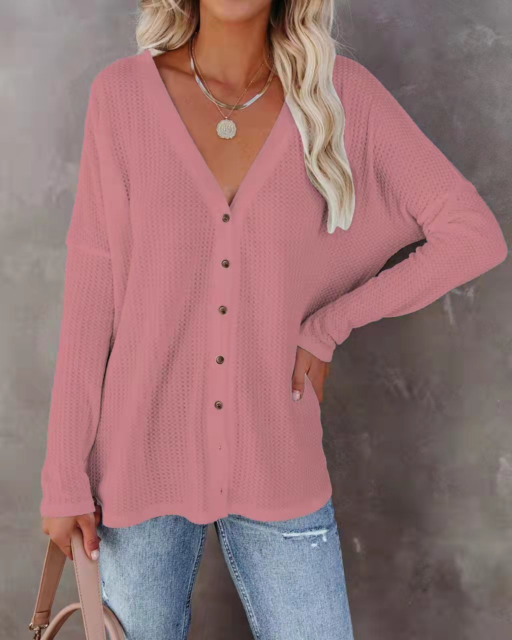 Women's Plain Regular Loose Jacket