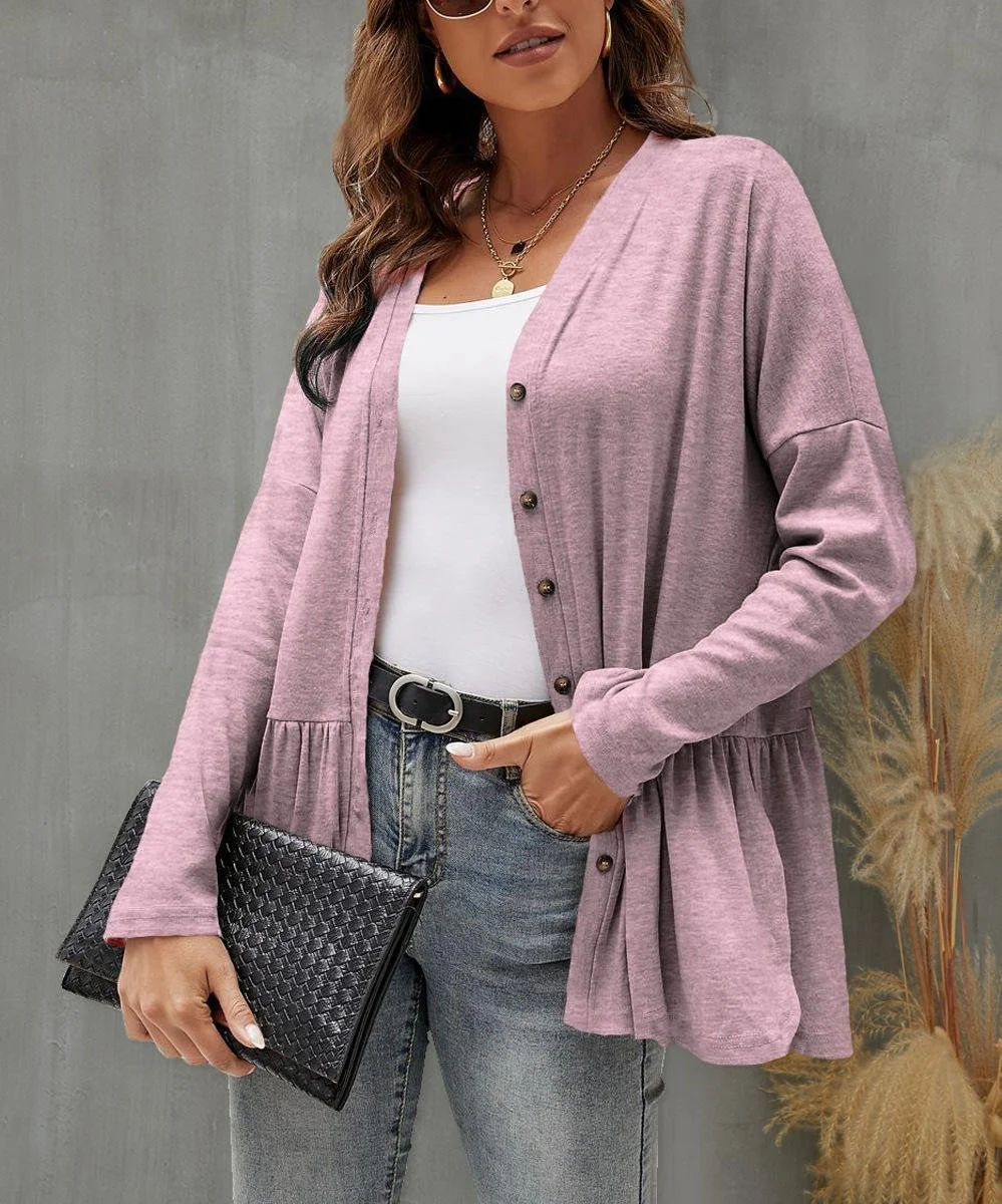 Women's Plain Regular Loose Jacket