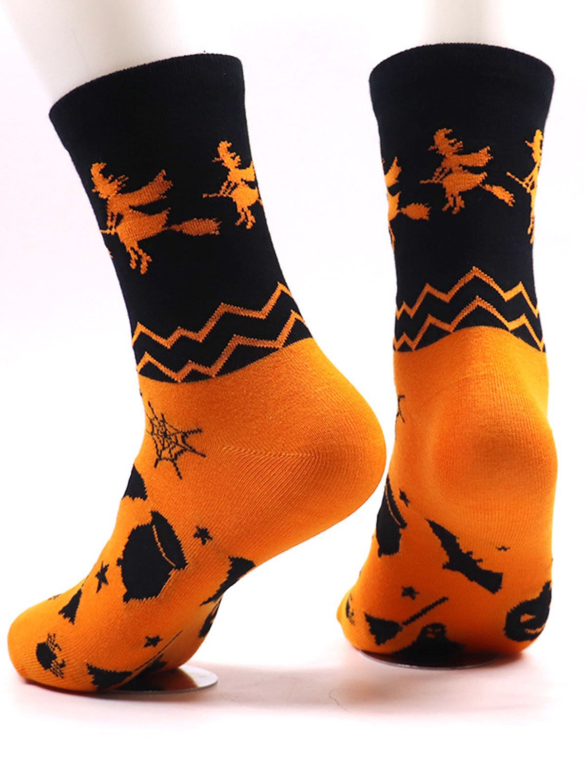 Funny Halloween Couple Casual Cotton Socks