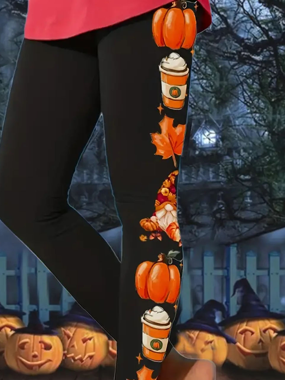 Women Halloween Casual All Season Long Leggings
