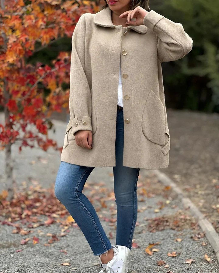 Women's Plain Thicken Loose Jacket