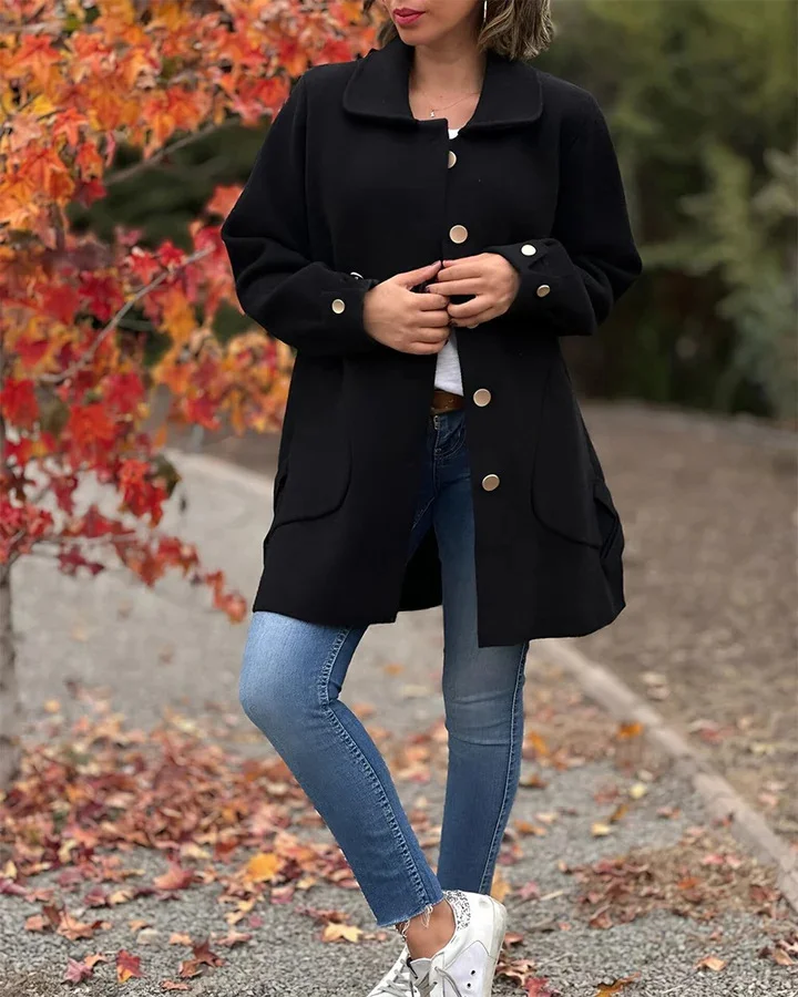 Women's Plain Thicken Loose Jacket