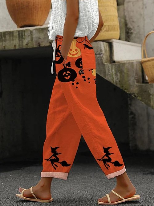 Casual Halloween Long Pant