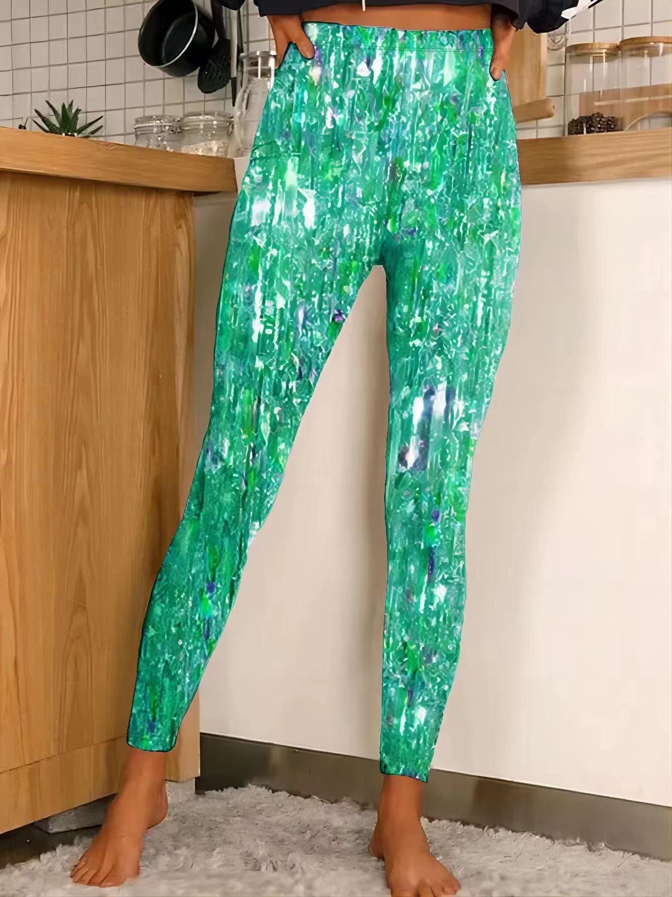 Casual Halloween Long Leggings