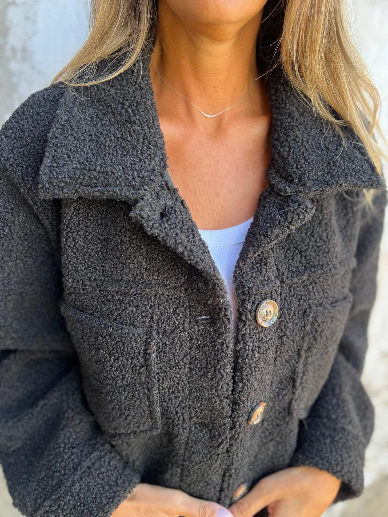 Women's Plain Thicken Loose Jacket