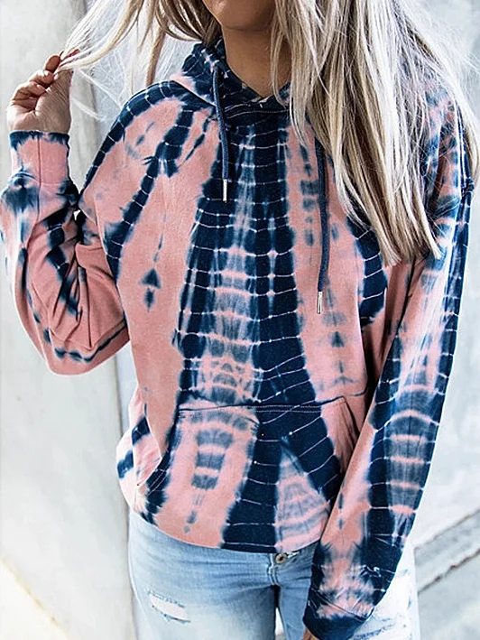 Casual Hoodie Geometric Sweatshirt