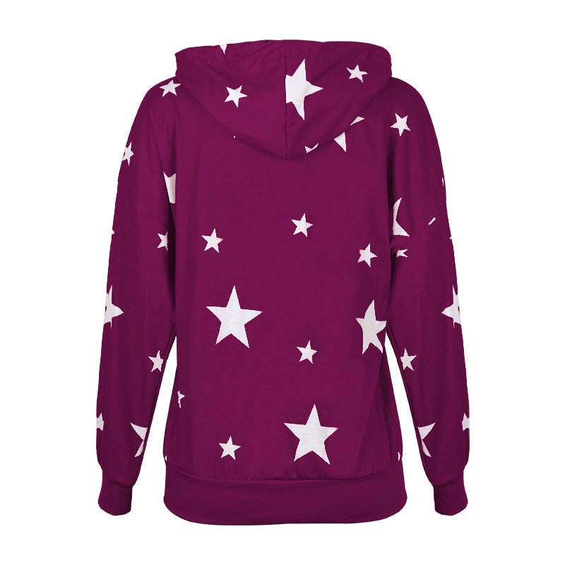 Casual Hoodie Star Sweatshirt