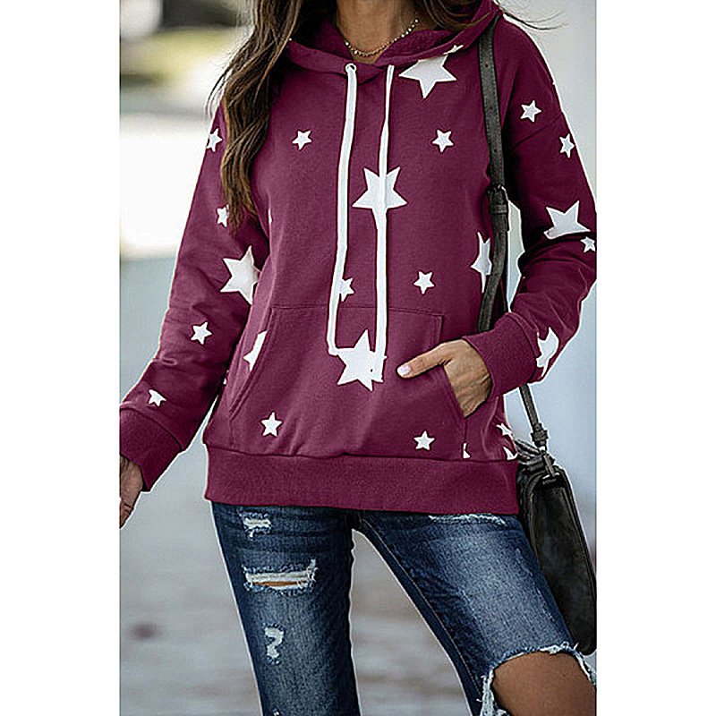 Casual Hoodie Star Sweatshirt