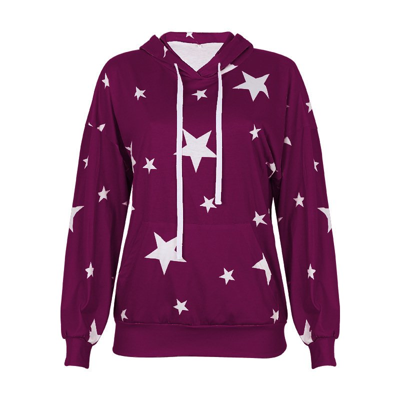 Casual Hoodie Star Sweatshirt