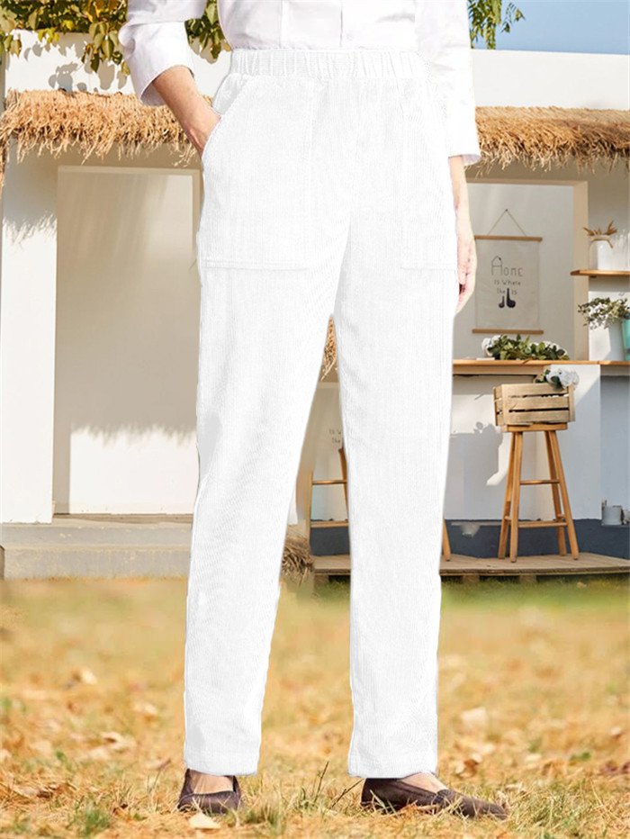 Casual Plain Long Pants