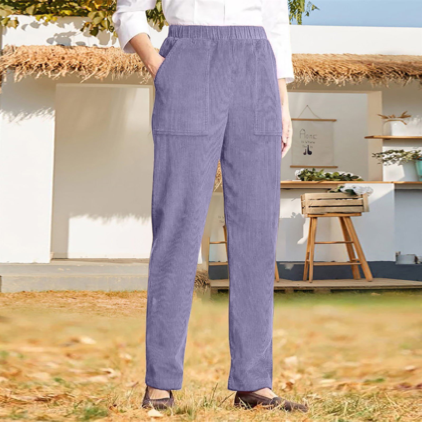 Casual Plain Long Pants