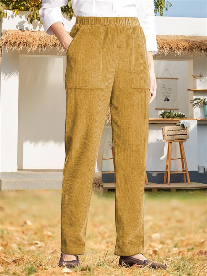 Casual Plain Long Pants