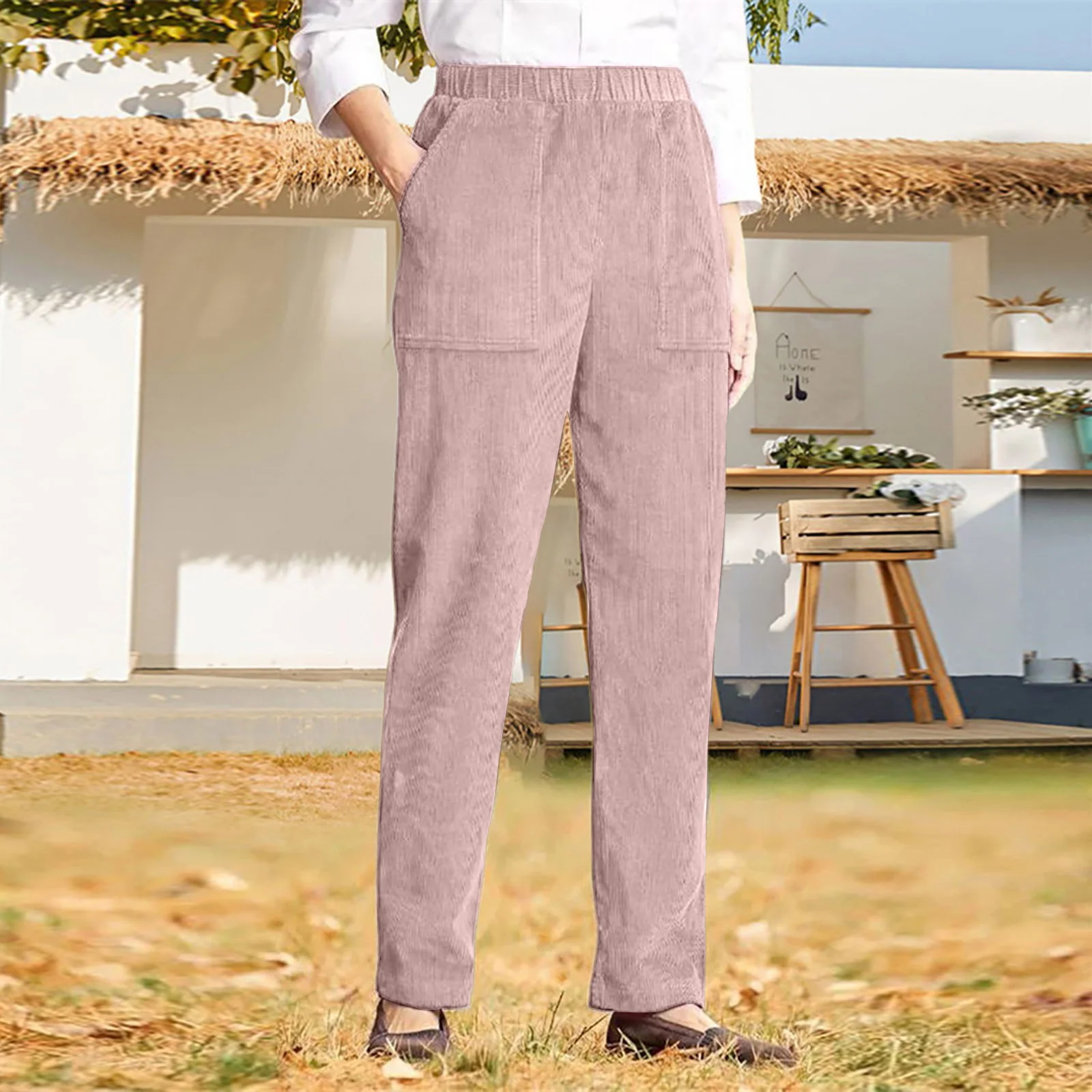 Casual Plain Long Pants