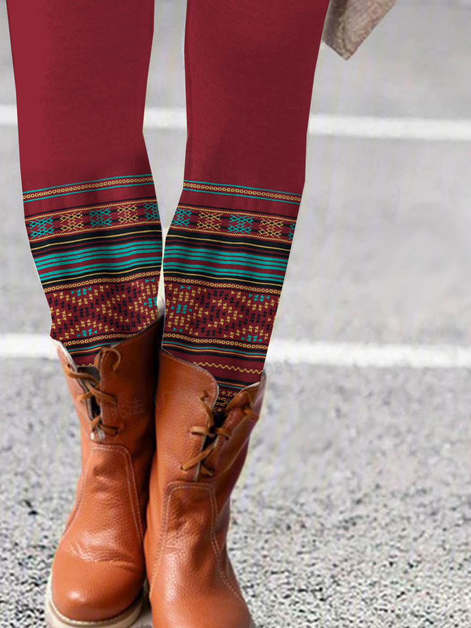 Casual Ethnic Long Leggings