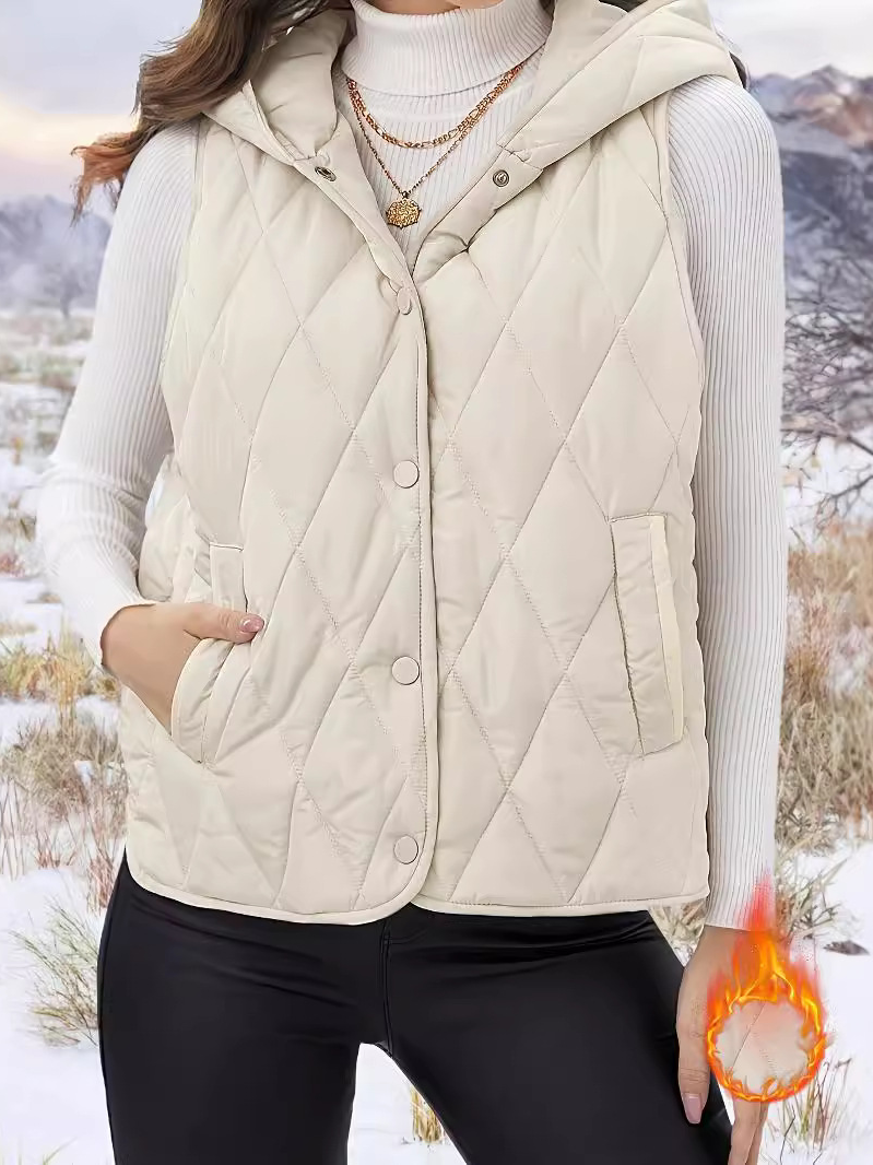 Women's Plain Fleece Loose Vest