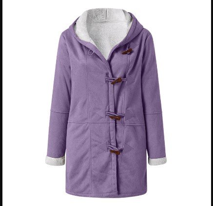 Women's Plain Fleece Loose Jacket