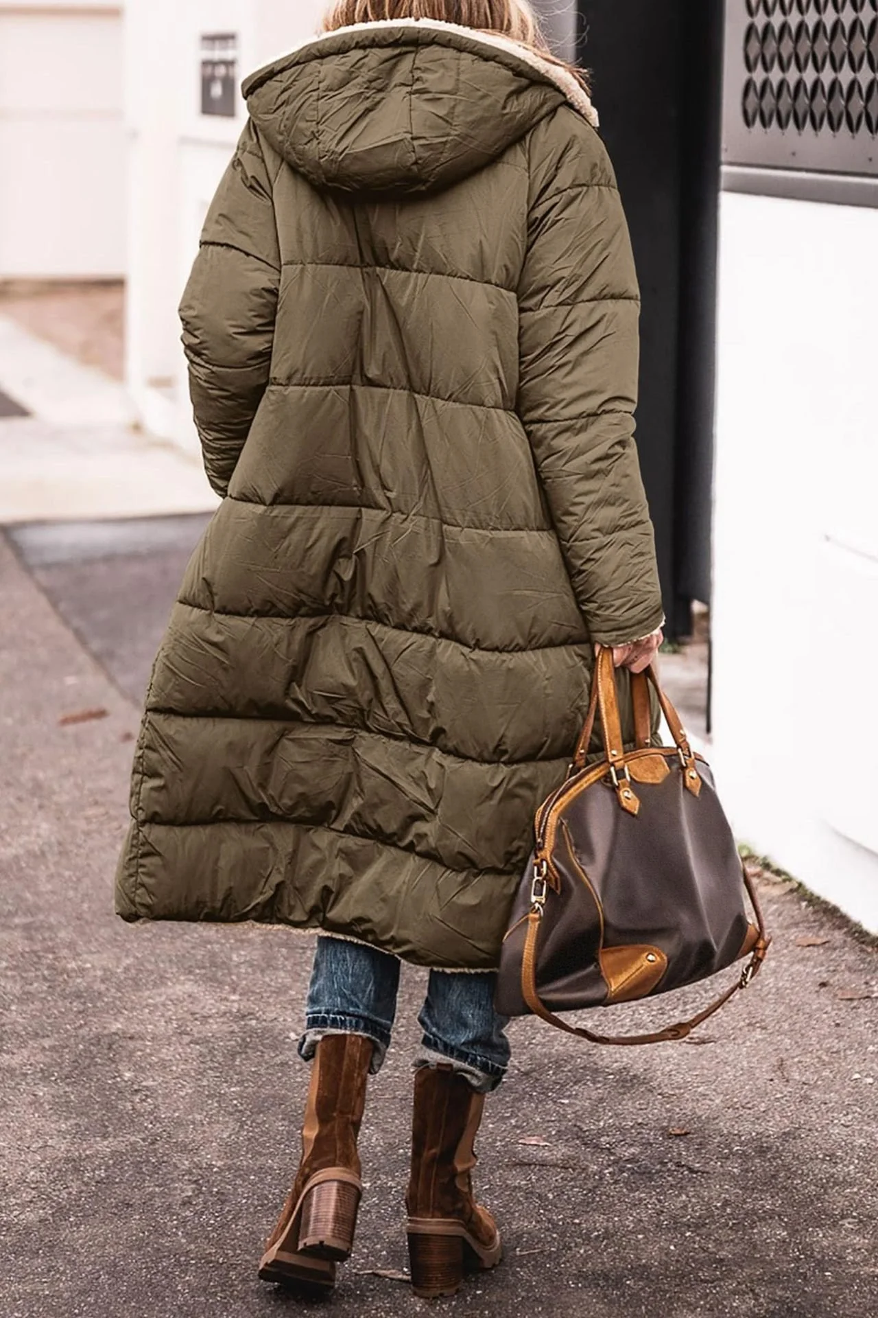 Women's Plain Thicken Loose Padded Jacket