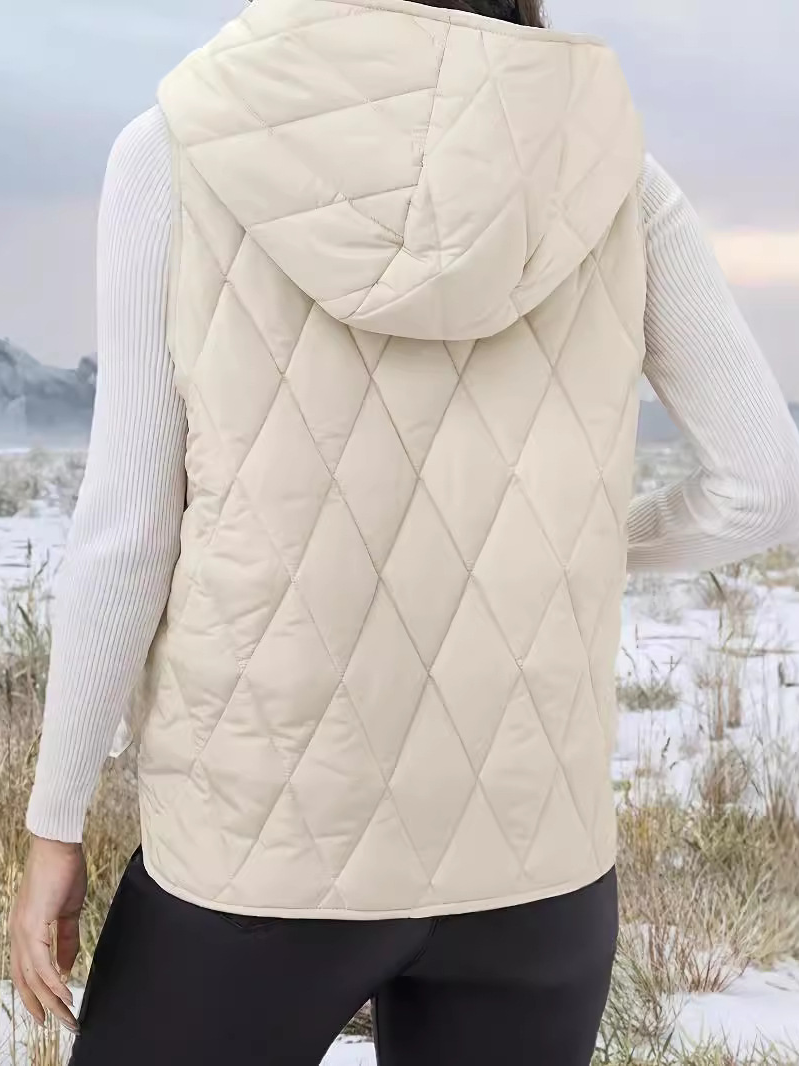 Women's Plain Fleece Loose Vest