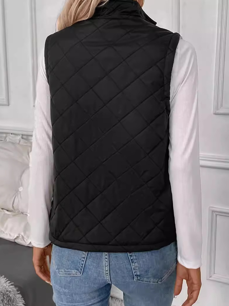 Women's Plain Fleece Loose Vest