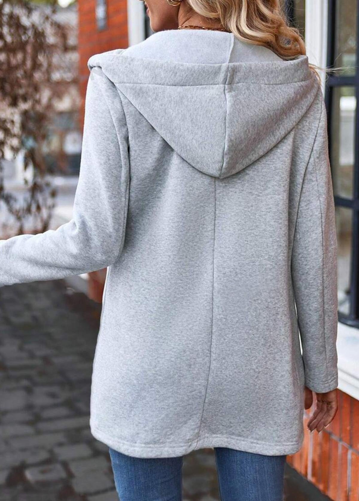 Women's Plain Thicken Loose Jacket