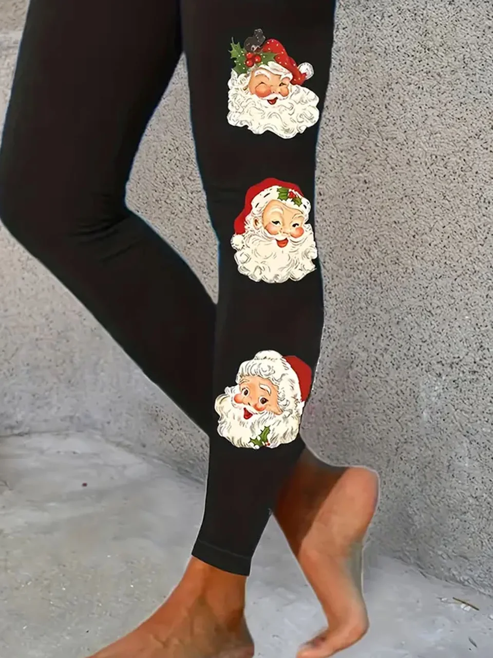 Casual Santa Claus Long Leggings