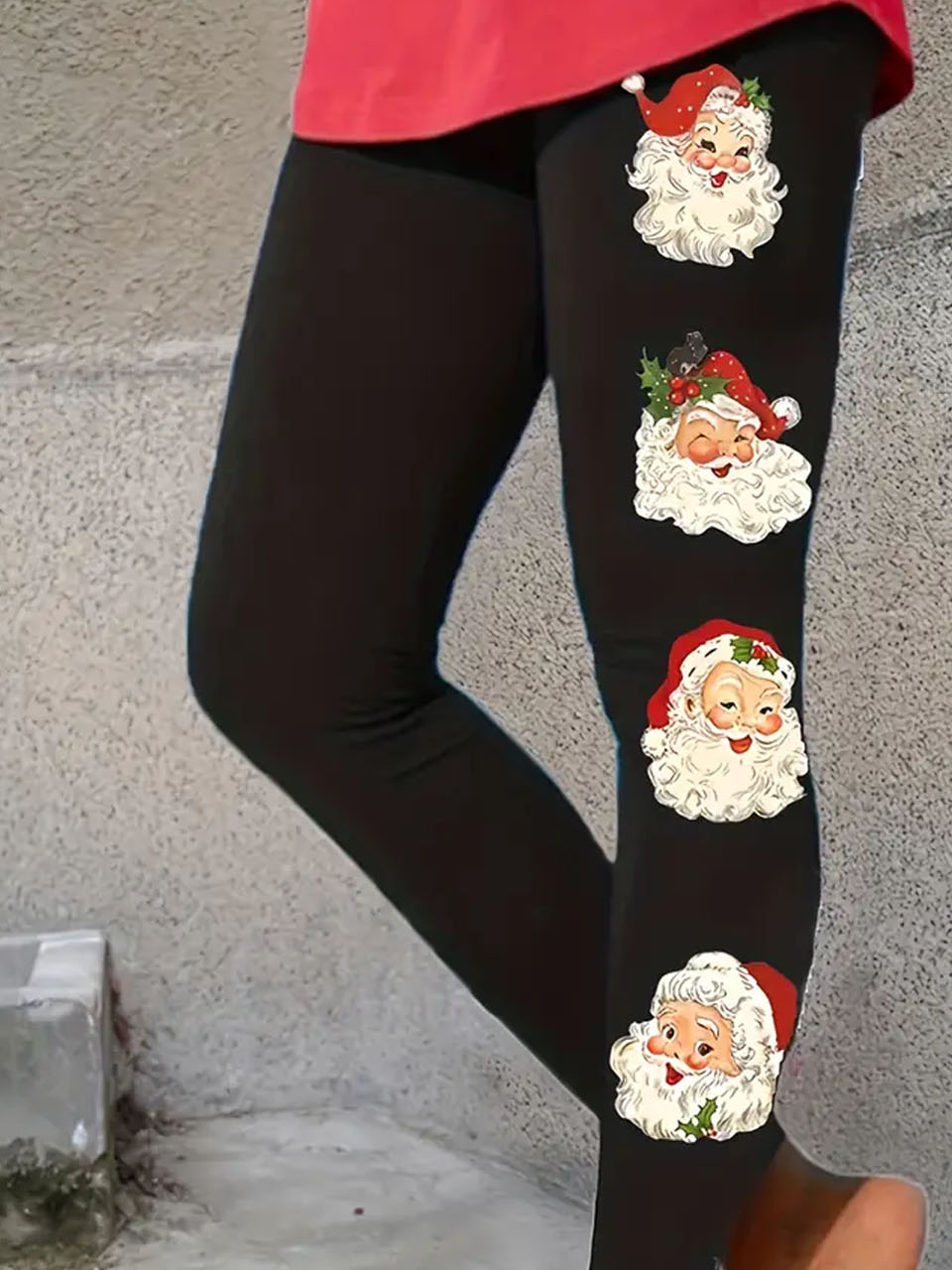 Casual Santa Claus Long Leggings