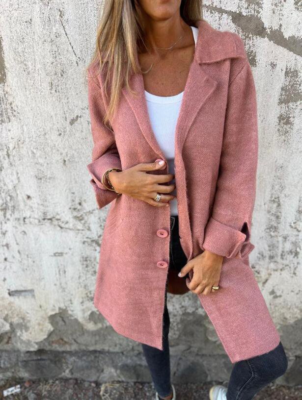 Women's Plain Thicken Loose Jacket