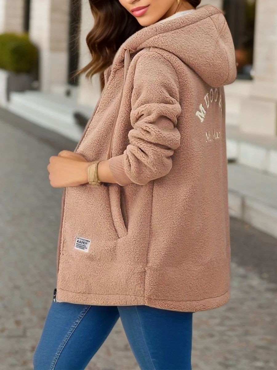 Women's Plain Regular Loose Jacket