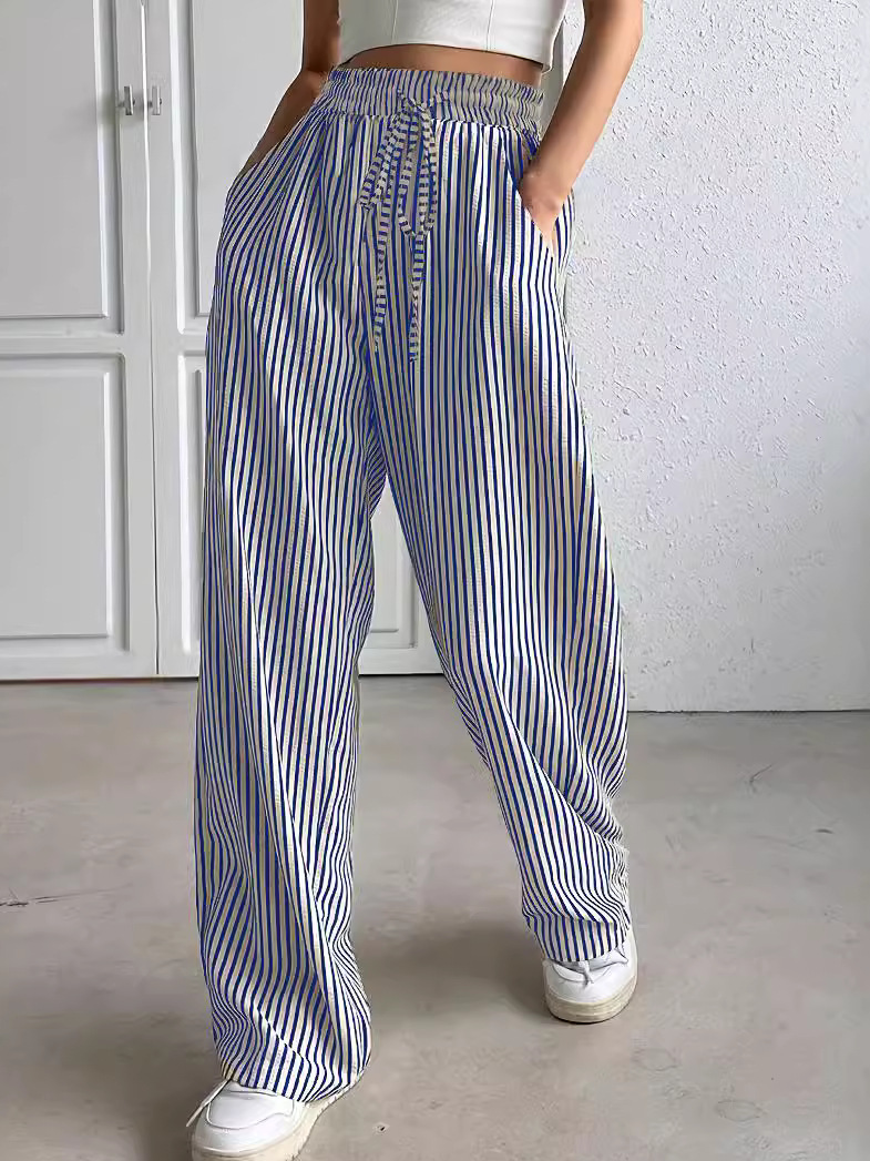 Casual Striped Long Pant