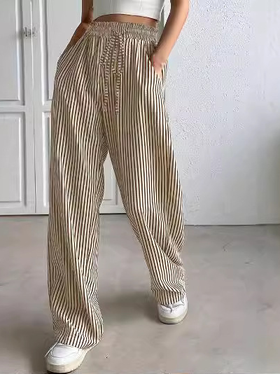 Casual Striped Long Pant