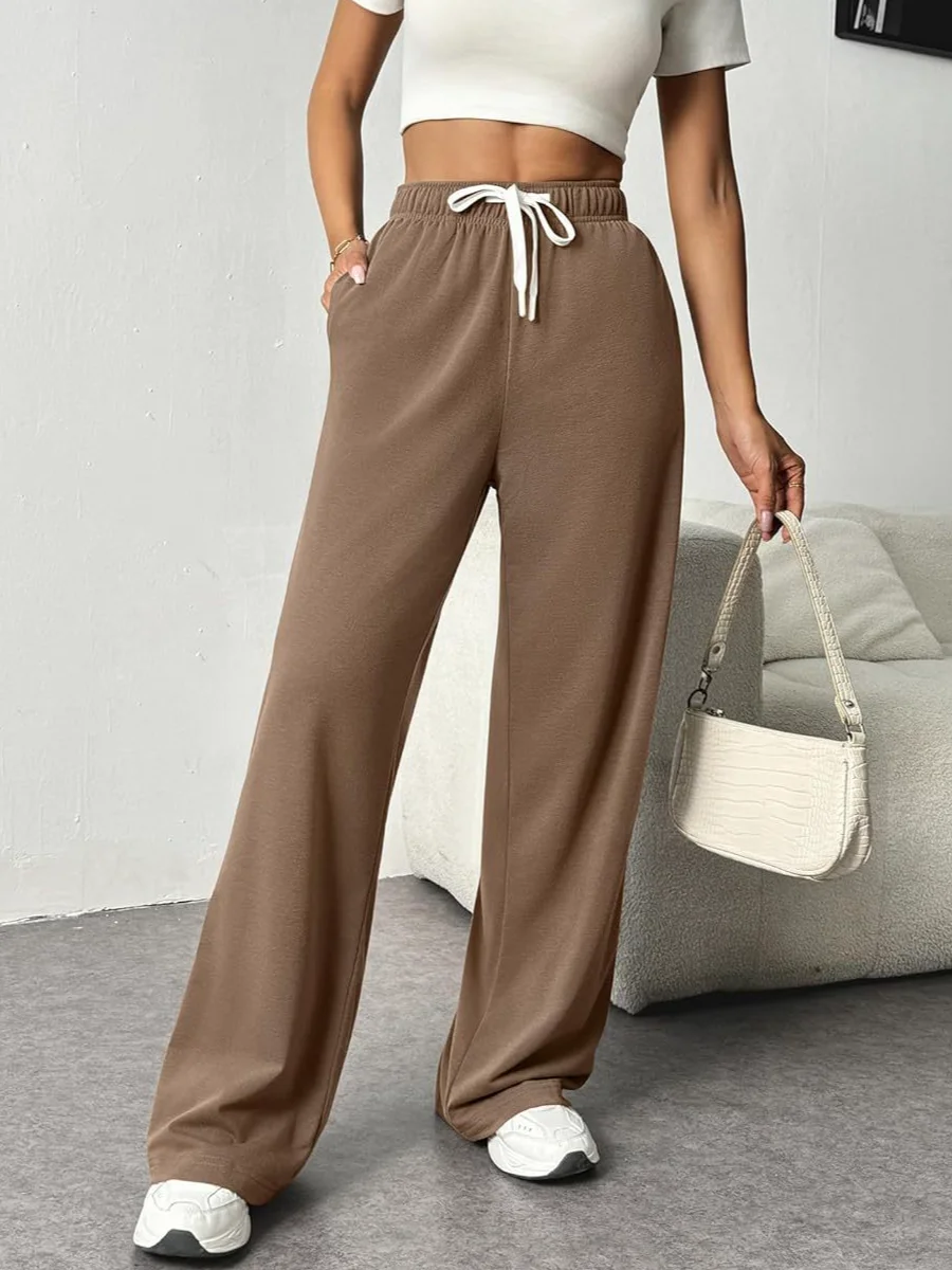 Women Casual Plain Long Pants