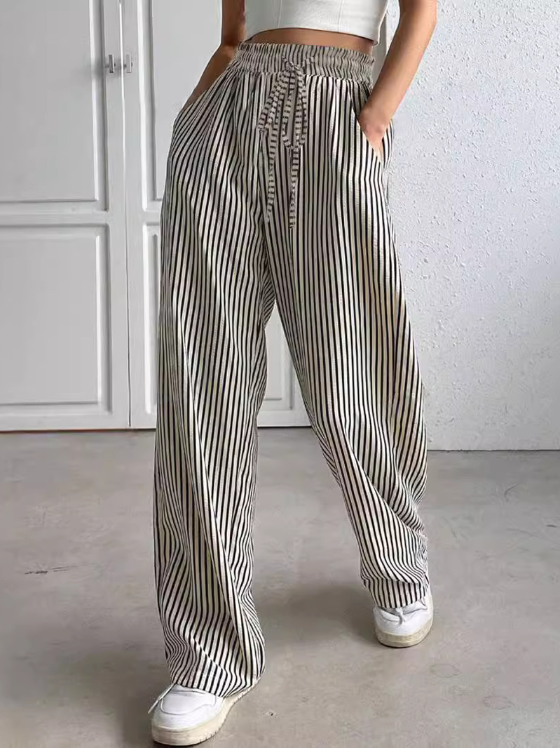 Casual Striped Long Pant