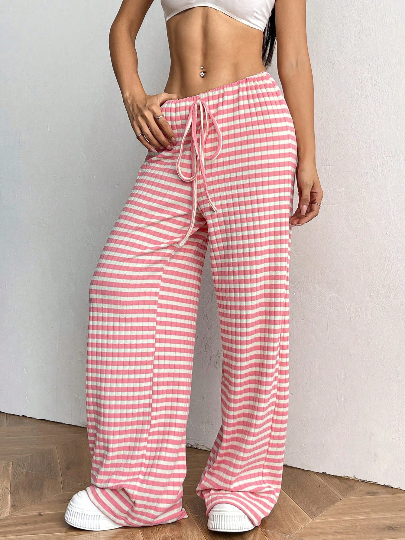 Casual Striped Long Pant