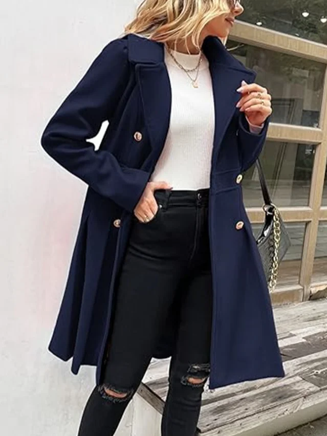 Women's Plain Regular Loose Jacket