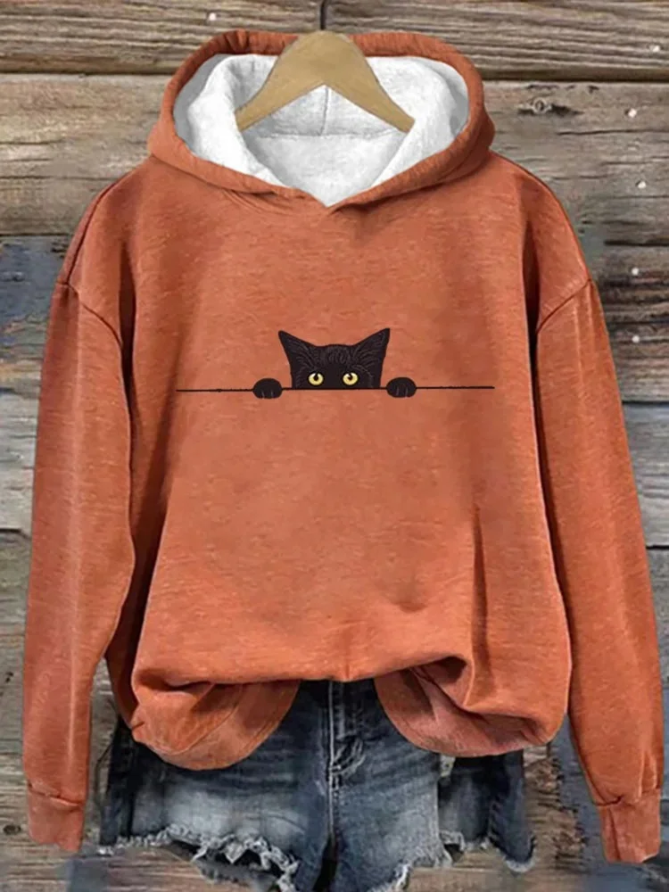 Casual Hoodie Cat Hoodie