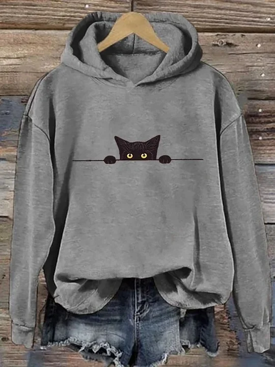 Casual Hoodie Cat Hoodie