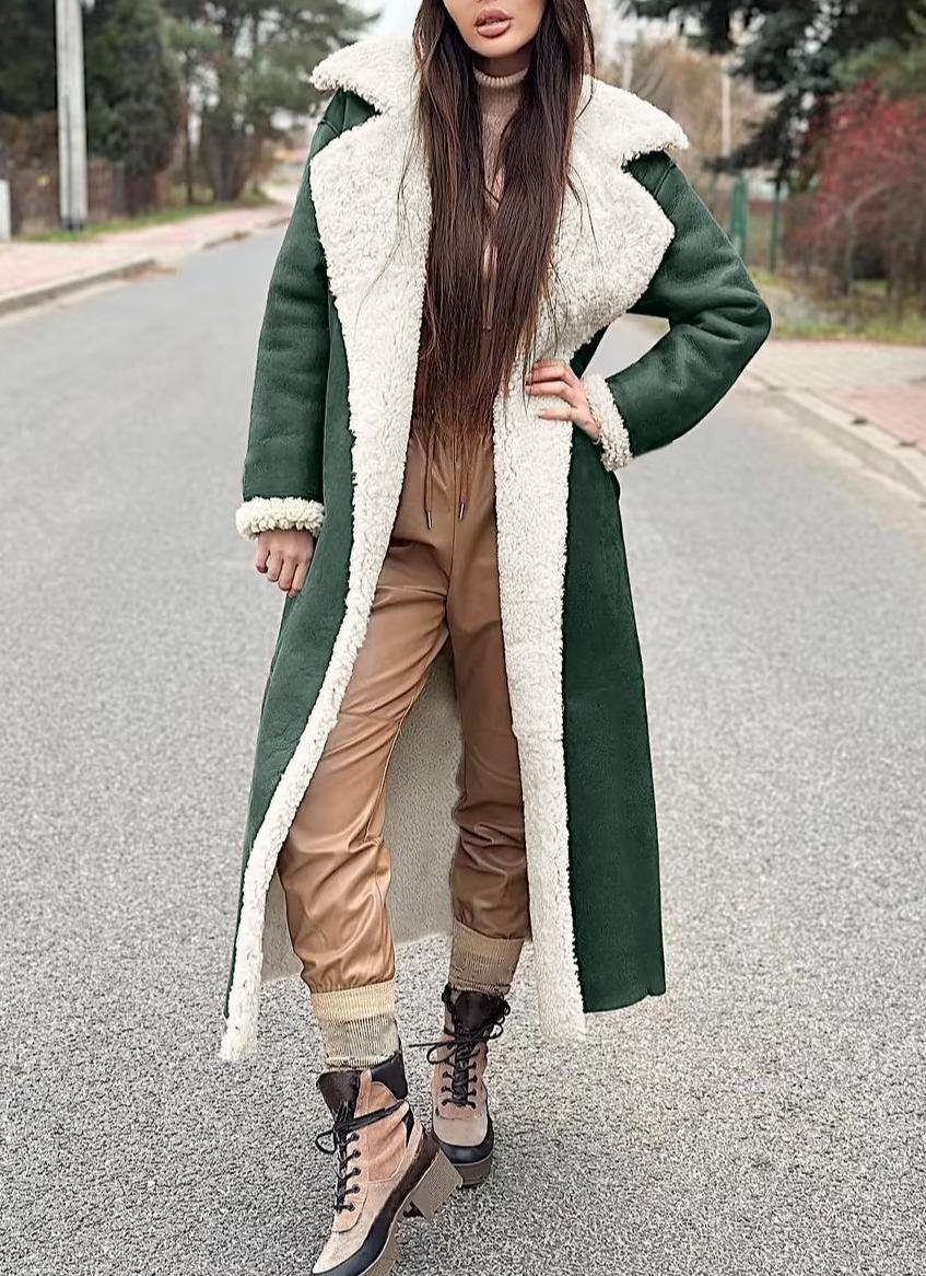 Women's Plain Thicken Loose Coat