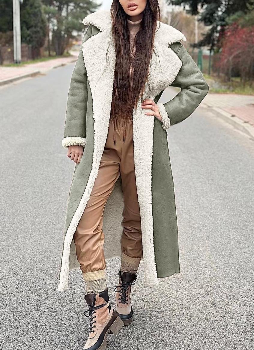 Women's Plain Thicken Loose Coat